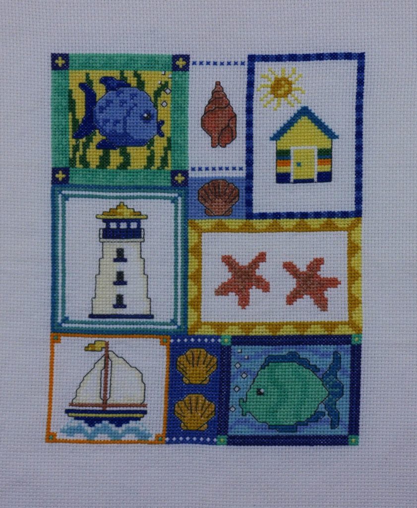 At The Beach Cross Stitch