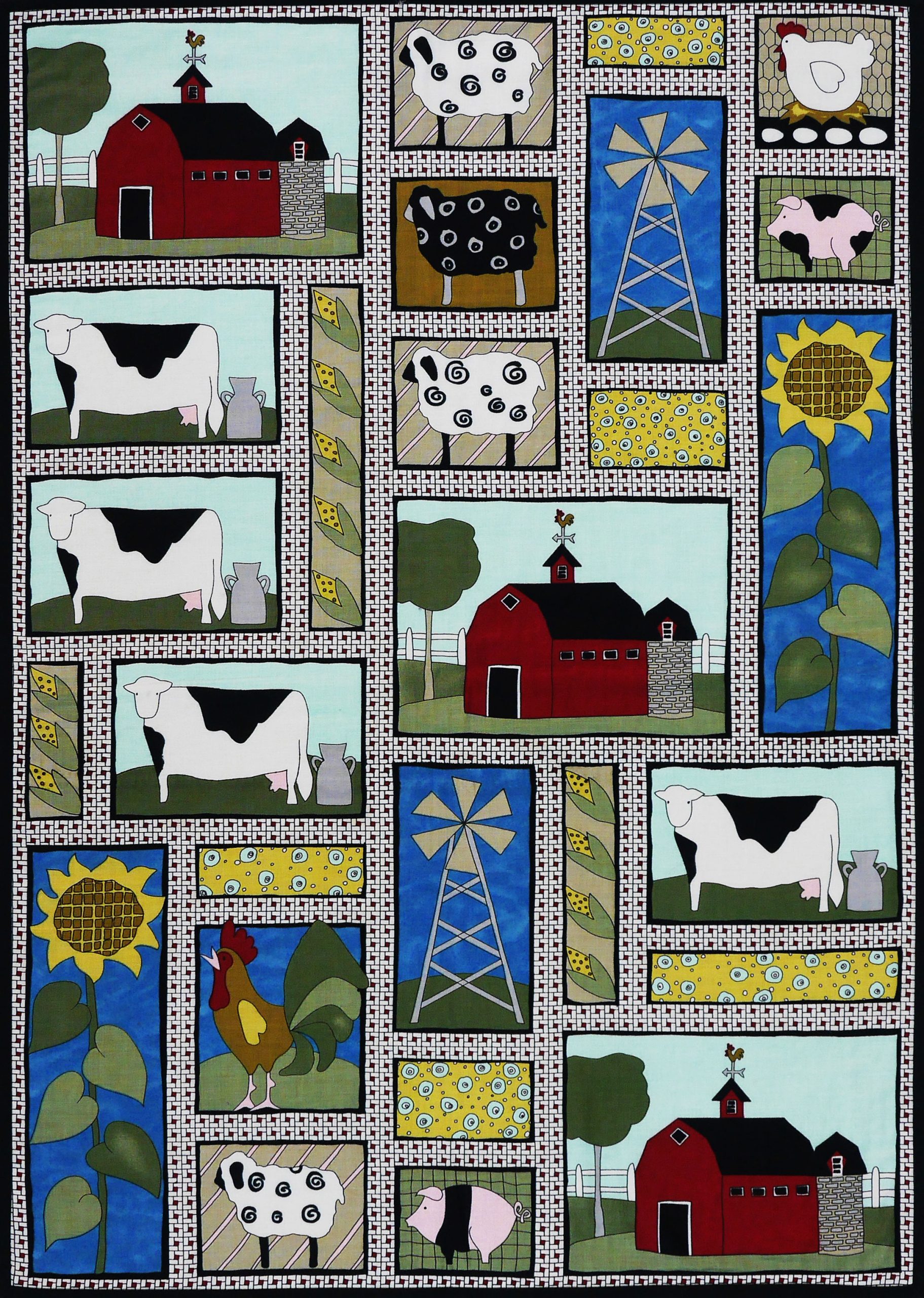 Farm Yard Panel 17 x 24