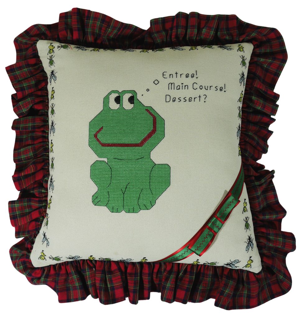Frog Cross Stitch 17 x 17
