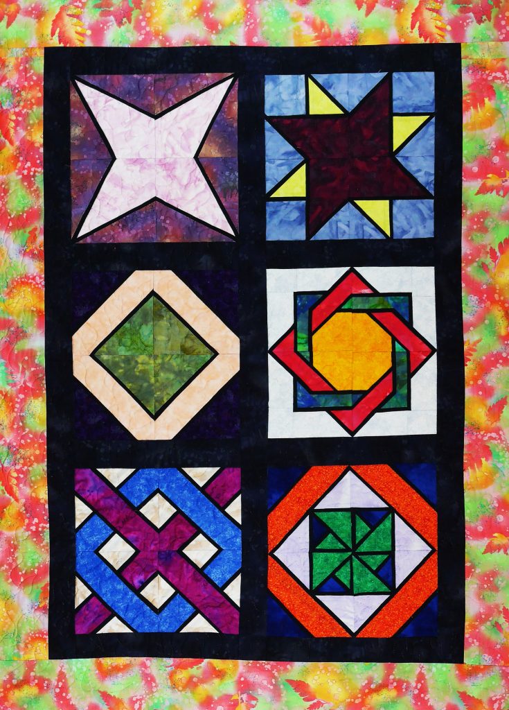 Stained Glass Sampler 36 x 50