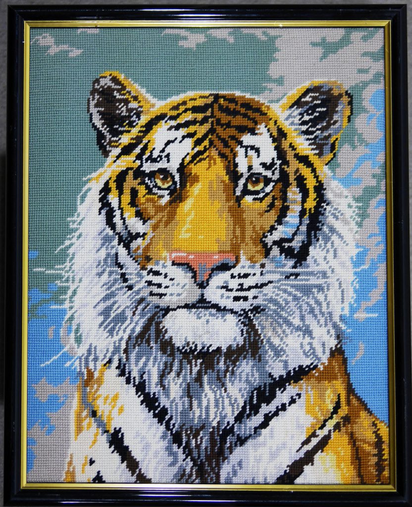 Tiger Head 16 x 20